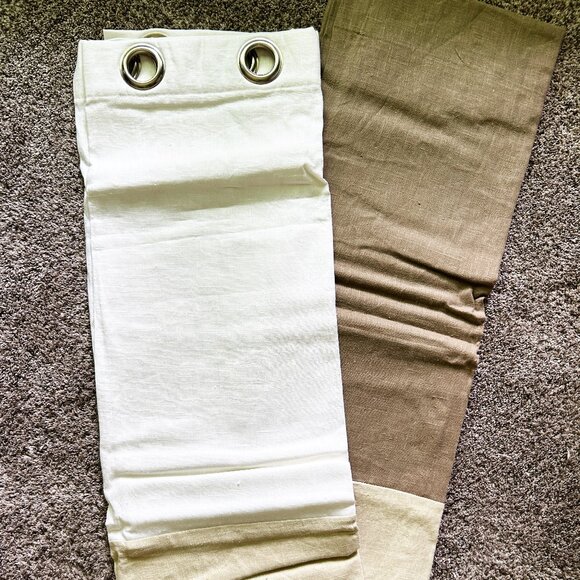 Storehouse Linen Drapery- 2 panels - Picture 1 of 5